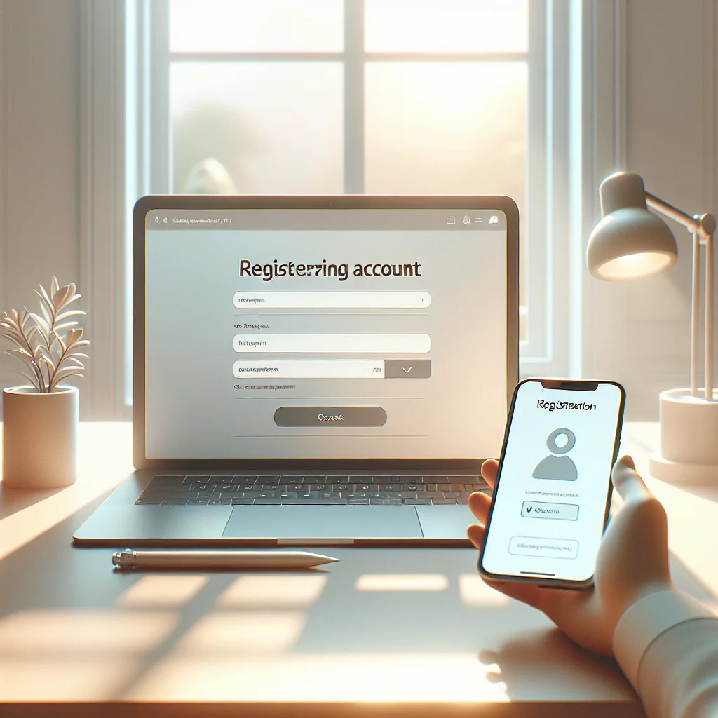 Processo de registro de conta no xjwin